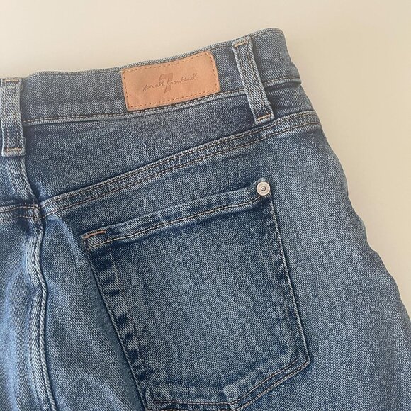 7 for All Mankind, Denim Jean Skirt - Picture 3 of 7